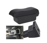 DIQXLGS Car Armrest Box Interior Parts Details Retrofit Parts Storage Box Car Accessories For Hyundai I10 Car Armrest(B2 black line 3USB)