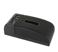 DIQXLGS Car Armrest Mat Universal Height Increase Pad Car Tissue Box Armrest Protection Cushion Storage Box Elbow Support Arm Cover(B2 Black Black 2USB)