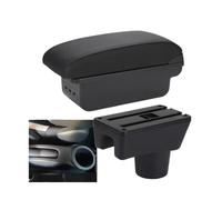 DIQXLGS Car Armrest Peugeot 108 2017 2018 2019 Armrest Box Retrofit Parts Storage Box Car Accessories(B2 black line 3USB)