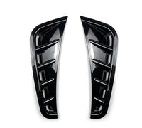 DIQXLGS Car Front Wheel Spoiler Bumper Side Trim Cover Canard For Mercedes C-Class W205 C63 C180 C200 C260 C300 C180L C200L(Gloss Black)