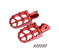 DIQXLGS CNC Aluminum Foot Pegs Rest Footpegs Electric Motorcycle For SurRon For Sur-Ron For Light Bee X S For Talaria(RED)