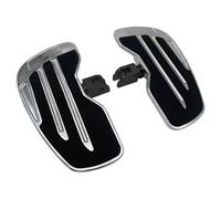 DIQXLGS Driver Footboard Rider Footpegs Footrests For Harley For Softail For Slim Low Bob Fat Boy For Breakout For Deluxe FLDE FXLR FLFB FXFBS(Chrome)