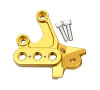 DIQXLGS Foot Pegs Fixing Bracket Mount Support Electric Motorcycle For Surron For Light Bee X S For Segway X160 X260(Gold Left)