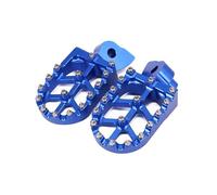 DIQXLGS Foot Pegs Rests Pedals For Husqvarna WR125 WR250 WR300 TC250 TC450 TC570 TE250 TE310 TE450 TE510 CR125 SM400R TC449 Motorcycle(Blue)