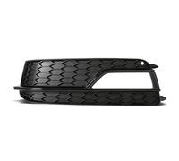 DIQXLGS For A5 S-Line S5 2013 2014 2015 2016 2017 2pcs Front Bumper Light Cover Trim Grill Glossy Black Kit 8T0807681K 8T0807682K DIQXLGS(Left)