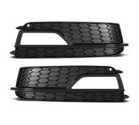 DIQXLGS For A5 S-Line S5 2013 2014 2015 2016 2017 2pcs Front Bumper Light Cover Trim Grill Glossy Black Kit 8T0807681K 8T0807682K DIQXLGS(Right and Left)