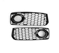 DIQXLGS For A5 S-Line S5 B8 RS5 2008 2009 2010 2011 2012 1 Pair Bumper Fog Light Grill Grille Black Trim DIQXLGS