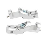 DIQXLGS For B&MW R1150RT R1150 R 1150 RT 1150RT 2001-2005 Motorcycle Accessories Passenger Foot Peg Foot Pedal Footrest Lowering Kit(Silver)