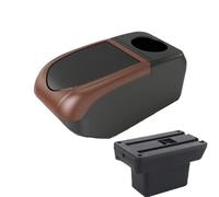 DIQXLGS For Baojun For Yep Car Armrest Box Accessories Interior Details Storage Box Retrofit Parts(B3 Brown frame 6USB)