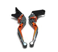 DIQXLGS for Benelli TNT 125 135 TNT125 TNT135 2016-2017 Motorcycle Folding Extendable Adjustable Clutch Brake Levers(Titanium Orange)