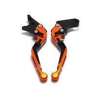 DIQXLGS for Benelli TNT 125 135 TNT125 TNT135 2016-2017 Motorcycle Folding Extendable Adjustable Clutch Brake Levers(Orange Black)