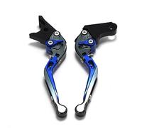 DIQXLGS for Benelli TNT 125 135 TNT125 TNT135 2016-2017 Motorcycle Folding Extendable Adjustable Clutch Brake Levers(Titanium Blue)