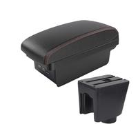 DIQXLGS For C&hevrolet For Aveo I 2006 2007 2008 2009 2010 2011 2012 Car Armrest Box Central Armrest Box(B1 Black red 3USB)
