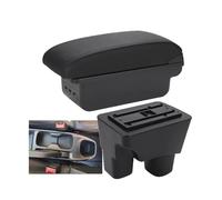 DIQXLGS For C&hevrolet For Onix 2020 2021 2022 2023 2024 Car Armrest Box Storage Box Interior Retrofit Parts Car Accessories(B2 black line 3USB)