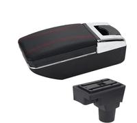 DIQXLGS For C&hevrolet For Sonic Armrest Box For C&hevrolet For Aveo Car Armrest Interior Storage Box(A1 Black red NO USB)