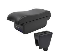 DIQXLGS For C&hevrolet For Spark Armrest Box For C&hevrolet For Spark 3 III For Aveo T200 Car Armrest Storage Box(B2 black line 3USB)