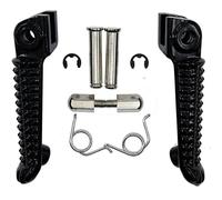 DIQXLGS For CBR600RR 2003-2006 CBR1000RR 2004-2014 For CB1000R 2008 2009-2014 Motorcycle Front Footrests Foot pegs(BLACK)