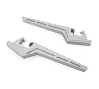 DIQXLGS For CR 80 85 125 250 500R CRF 110R 150R 250R 450R All Year Passenger Footpegs Extensions Motorcycle Accessories(Silver)