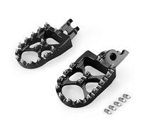 DIQXLGS For CRF450R CR 125R 250R CRF 150 250 450 R X RX For RALLY 1000L Motorcycle 57mm Wide Foot Peg Footrest Pedal(BLACK)