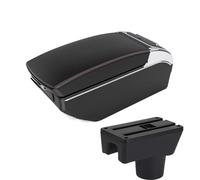 DIQXLGS For Dodge For Attitude Car Armrest Storage Box Car Accessories(Black red 7 USB)