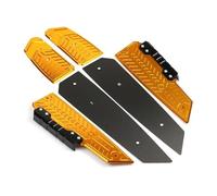 DIQXLGS For Forza 125 350 300 250 Forza125 Forza250 Motorcycle Footrest Footboard Footpads Foot Pads Foot Pedals Rest Step Plate(Gold)