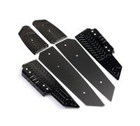 DIQXLGS For Forza 125 350 300 250 Forza125 Forza250 Motorcycle Footrest Footboard Footpads Foot Pads Foot Pedals Rest Step Plate(BLACK)