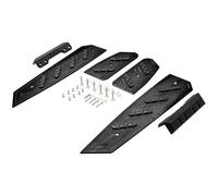DIQXLGS For Forza350 For FORZA 350 NSS 350 2018-2024 Motorcycle Accessories Footrest Footboard Step Footpad Pedal Plate Foot Pegs(BLACK)