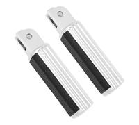 DIQXLGS For Harley For Softail For Street Bob 114 Low For Rider For Standrad 2018-2023 Motorcycle Ront Driver Rider Footrest Foot Pegs(WHITE BLACK)