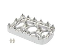 DIQXLGS For Harley For Touring For Electra For Glide For Road For King For Softail Fat Boy For Dyna Pedal Pad Cover Large Foot Pegs Footrest(Chrome)