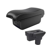 DIQXLGS For Hyundai For SOLARIS For Solaris 2 For Accent For Verna 2017 2018 2019 2020 2021 2022 2023 2024 Car Armrest Box(B3 Black white 3USB)
