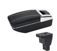 DIQXLGS For Hyundai I10 Car Armrest Box Central Storage Box Interior Retrofit Parts Car Accessories Central Armrest Box(A3 white line No USB)