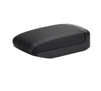 DIQXLGS For Hyundai IX35 Armrest 2018 2019 2020 Car Armrest Heightening Pad(Black white line)