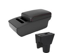 DIQXLGS For Kia For Picanto Armrest Box For Kia For Picanto For 3X-Line Car Armrest Storage Box(A1 red Tissue Box)
