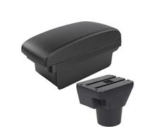 DIQXLGS For KIA For Rio 2 Armrest Box For KIA For Rio 2006 2007 2008 2009 2010 2011 Car Central Armrest Box(A2 black line No USB)