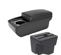 DIQXLGS For Kia For Rio 3 K2 Armrest Box USB Charging Port Storage Box Cup Holder Accessories Interior Modification(A3 white line No USB)