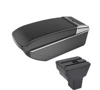 DIQXLGS For N&issan For Kicks Car Armrest Box 2016-2021 Interior Parts Retrofit Parts Center Storage Box USB Interface(B3 Black white NO USB)