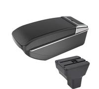 DIQXLGS For N&issan For Kicks Car Armrest Box 2016-2021 Interior Parts Retrofit Parts Center Storage Box USB Interface(B2 black line NO USB)