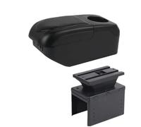 DIQXLGS For N&issan For Micra K14 Armrest Box For N&issan For Micra 2020 2021 2022 2023 Car Armrest Box Storage Box Interior Car Accessories(Black Black)