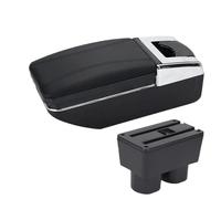 DIQXLGS For N&issan For Tiida C11 Armrest Box For Sylphy For Tiida For Latio Car Armrest Box Interior Center Storage Box(A2 black line No USB)