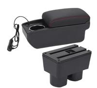 DIQXLGS For N&issan For Tiida For Latio For Sylphy Car Armrest Storage Box Cup Holder Retrofit Car Accessories(A1 Fast charging)