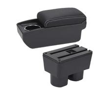 DIQXLGS For N&issan For Tiida For Latio For Sylphy Car Armrest Storage Box Cup Holder Retrofit Car Accessories(B3 Black white 6USB)