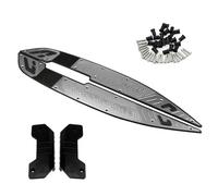 DIQXLGS For PCX160 Pcx 125 160 2021 2022 2023 2024 Modified Footrest Edge Protection Anti Slip Foot Pedal Motorcycle Accessories(Silvery)