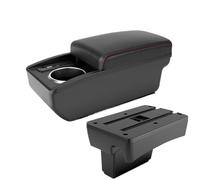 DIQXLGS For Peugeot 307 I 2001 2002 2003 2004 2005 2006 2007 2008 Armrest Box Storage Box Interior Central Armrest Box(B1 Black red 6USB)