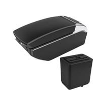 DIQXLGS For Peugeot For Partner Tepee Car Armrest Box Retrofit Storage Box Central Armrest Box(A3 Black white 7USB)