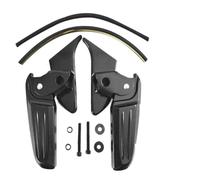 DIQXLGS For Piaggio For Vespa For Spring For Primavera LX LXV 150 125 Motorcycle Folding Pedals Motorcycle Modified Foot Pedals(BLACK)