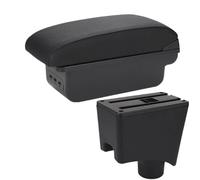 DIQXLGS For R&enault For Sandero For Logan 2 Armrest Car Armrest Box Storage Box Car Accessories(B2 black line 3USB)