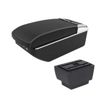 DIQXLGS For S&koda For Fabia 3 Combi For Fabia 3 III 2015 2016 2017 2018 2019 2020 2021 Car Armrest Box Retrofit Parts Storage Box(A3 Black white 7USB)