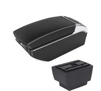 DIQXLGS For S&koda For Fabia Armrest For S&koda Fabia 3 III 2015 2016 2017-2021 Car Armrest Box Retrofit Parts Storage Box(A3 Black white 7USB)