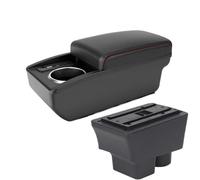 DIQXLGS For S&koda For FABIA Armrest For S&koda For Fabia 2 2008-2014 Car Armrest Box Retrofit Parts Storage Box(B1 Red line 6 usb)