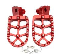 DIQXLGS For Sherco For Factory 125 250 300 450 510 SEF SER SE-R SE-F SER125 SER250 SER300 Footrest Footpeg Foot Pegs Rests Pedal(RED)